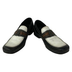 Bottega Veneta Loafers 42 Black White Brown Leather — view 2
