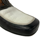 Bottega Veneta Loafers 42 Black White Brown Leather — view 9