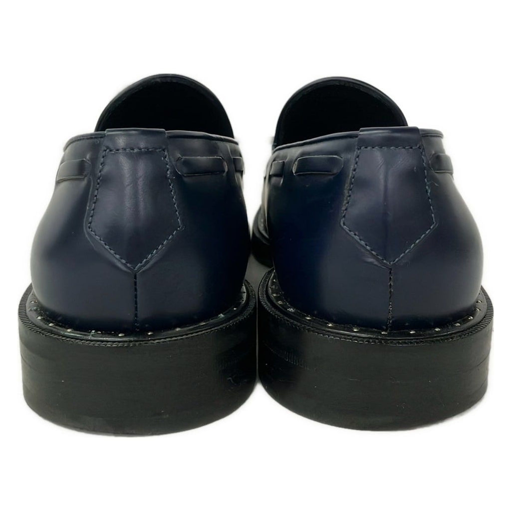 Louis Vuitton Loafers 7.5 M Navy Tassel Leather — view 3
