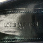 Louis Vuitton Loafers 7.5 M Navy Tassel Leather — view 5