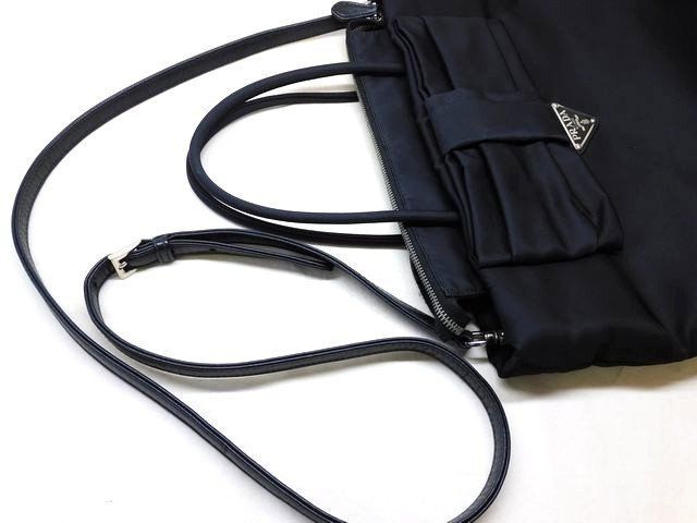 Prada Logo Ribbon 2-Way Shoulder Bag Nylon — view 2