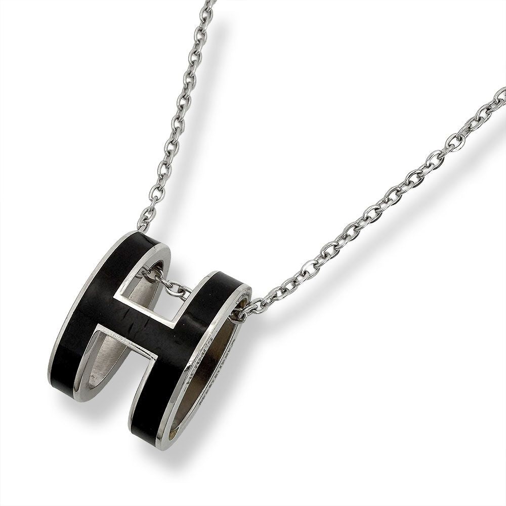 Hermes Pop Necklace Silver