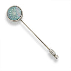 Hermes Black Shell Pin Brooch