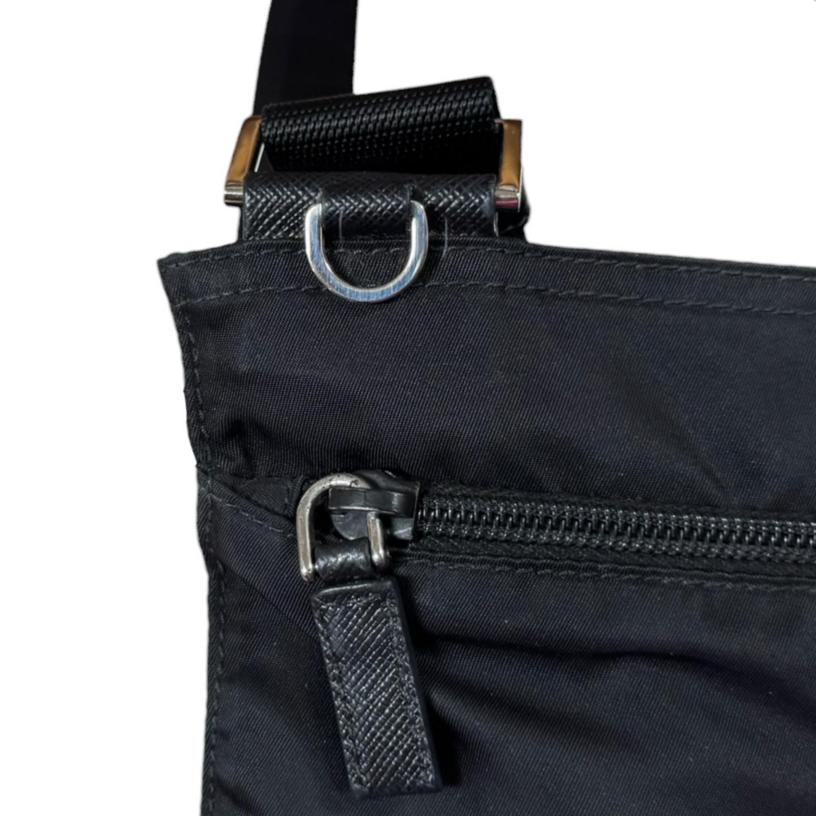 Prada Shoulder Bag Nylon Black — view 8