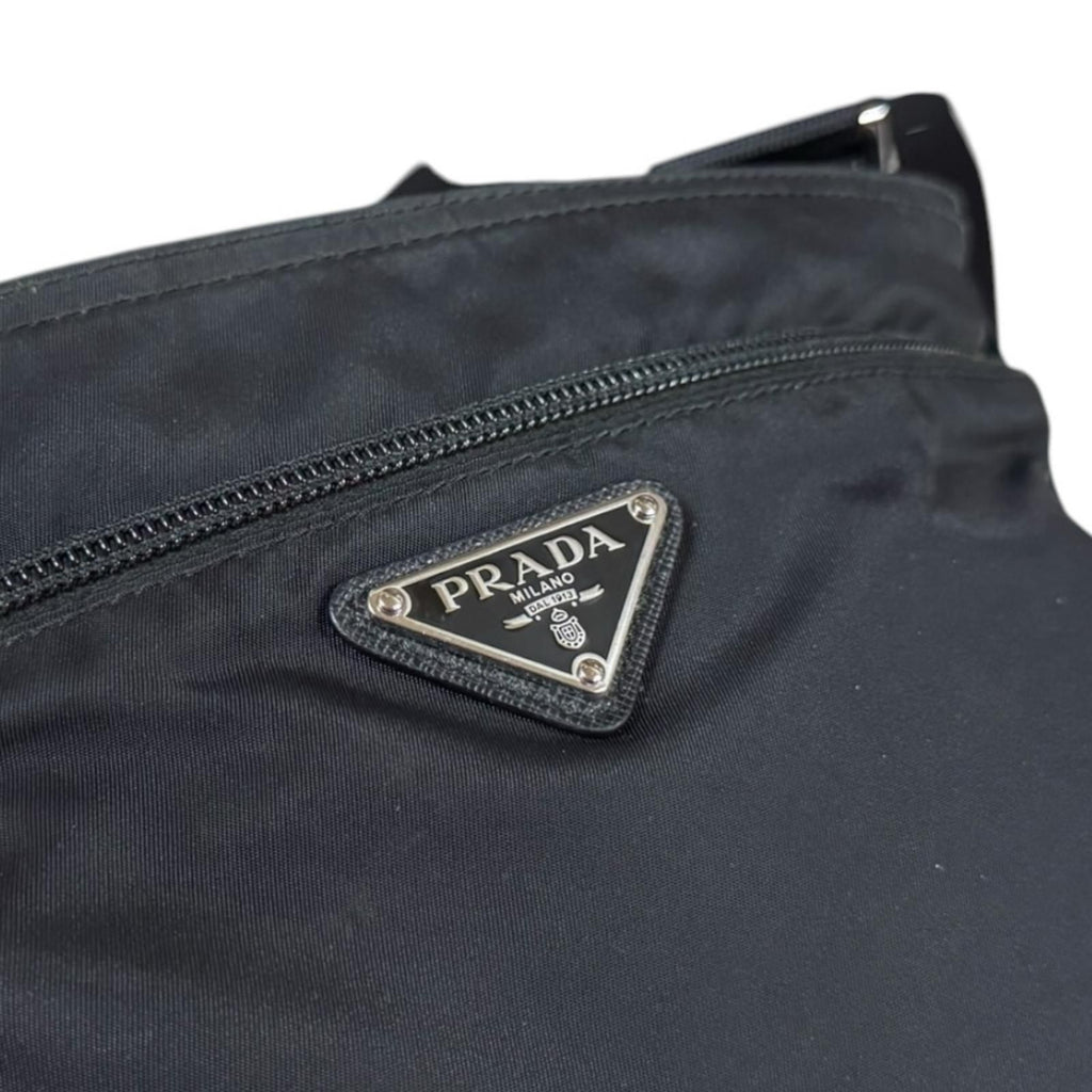 Prada Shoulder Bag Nylon Black — view 7