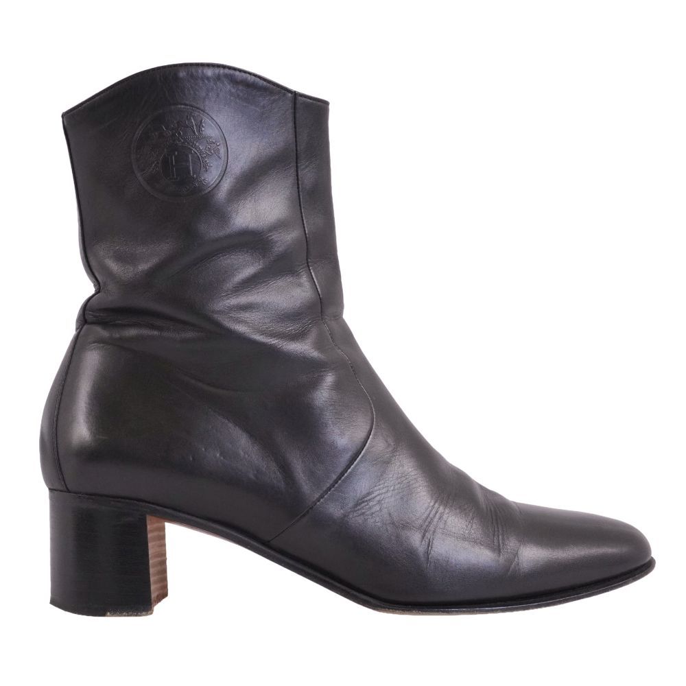 Hermes Boots Short Exlibris Leather — view 6