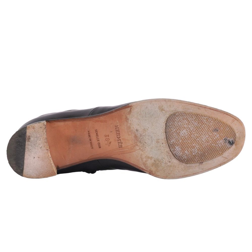 Hermes Boots Short Exlibris Leather — view 8