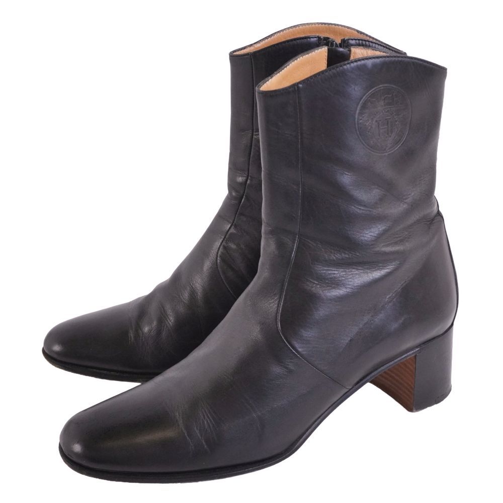 Hermes Boots Short Exlibris Leather — view 2