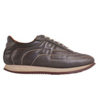 Hermes Sneakers Low Cut Logo Quick Leather Shoes — view 6