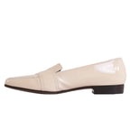 Hermes Loafers Moccasins Logo Enamel Leather Shoes — view 7