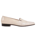 Hermes Loafers Moccasins Logo Enamel Leather Shoes — view 6