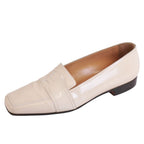 Hermes Loafers Moccasins Logo Enamel Leather Shoes