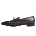 Hermes Loafers Moccasins Kelly Leather Shoes — view 7