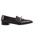 Hermes Loafers Moccasins Kelly Leather Shoes — view 6