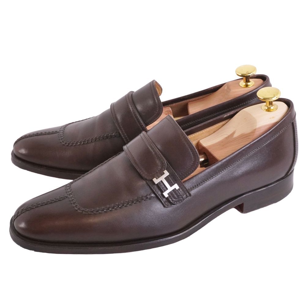 Hermes Loafers Moccasins Business Shoes Logo Constanta — view 2