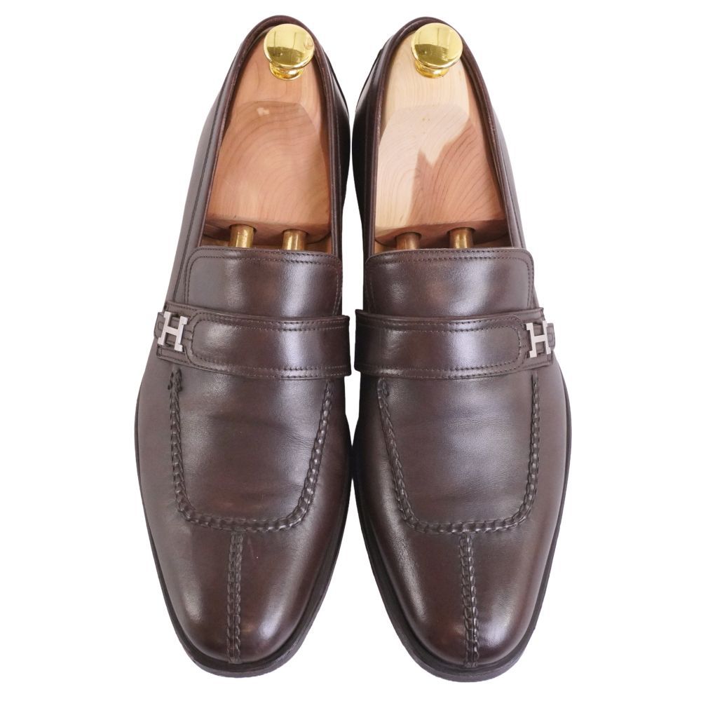 Hermes Loafers Moccasins Business Shoes Logo Constanta — view 4