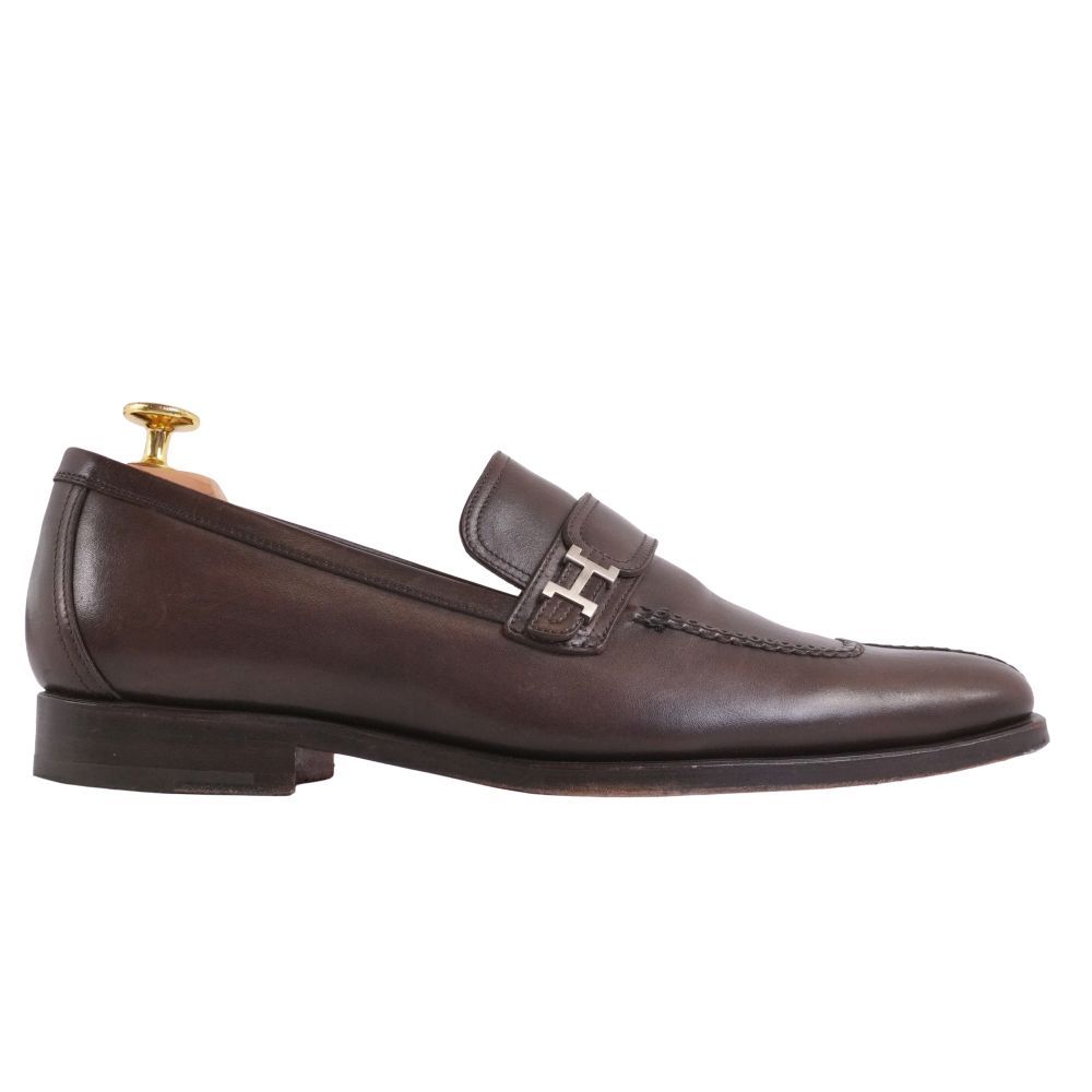 Hermes Loafers Moccasins Business Shoes Logo Constanta — view 6