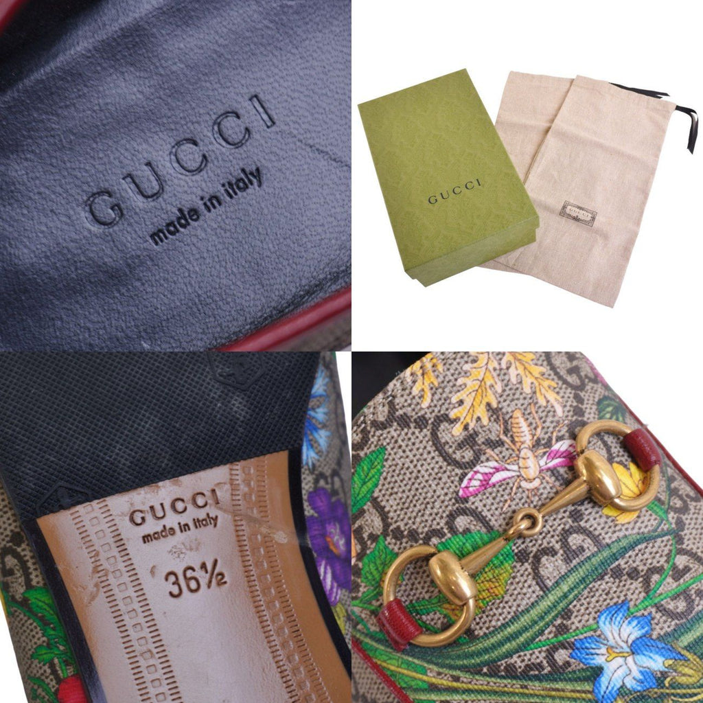 Gucci Loafers Moccasins Heath Bit Flora GG Sp — view 9