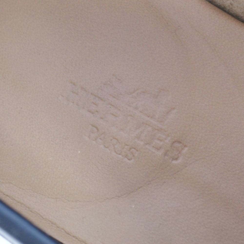 Hermes Loafers Moccasins Series Business Shoes Leather — view 9