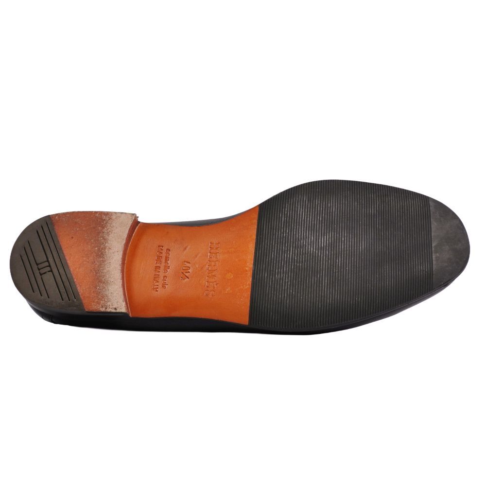 Hermes Loafers Moccasins Series Business Shoes Leather — view 8
