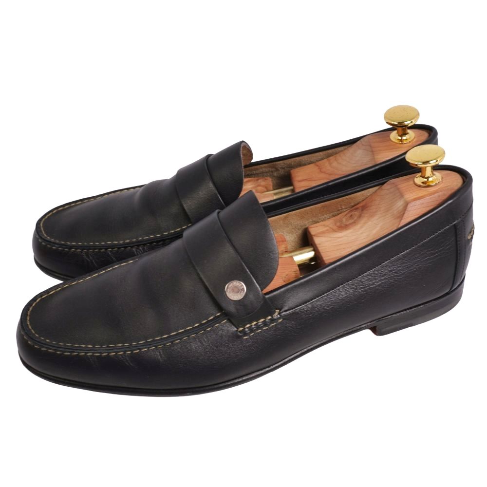 Hermes Loafers Moccasins Series Business Shoes Leather — view 2