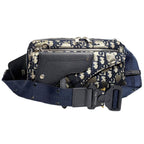 Dior Homme Belt Bag Oblique Jacquard Navy Beige