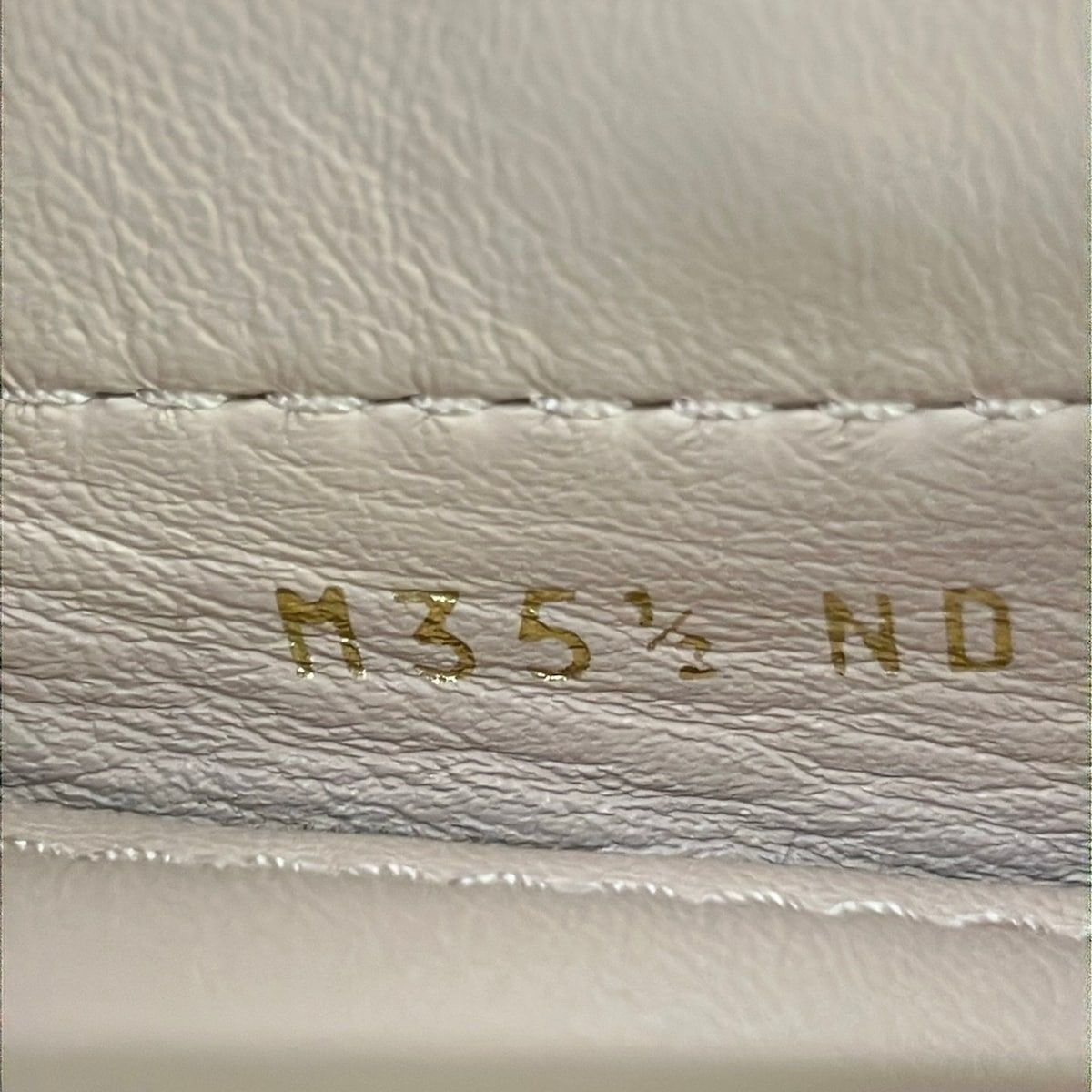 Louis Vuitton Driving Shoes 35.5 Gloria Line Light Pink Monogram Empreinte — view 6