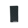 Louis Vuitton Long Bifold Wallet Damier Portefeuille Brazza Black