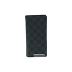 Louis Vuitton Long Bifold Wallet Damier Portefeuille Brazza Black