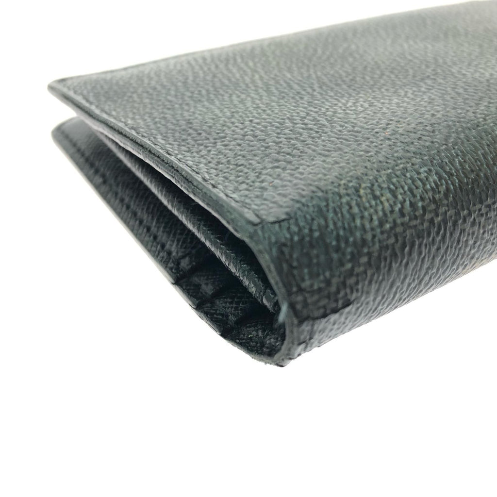 Louis Vuitton Long Bifold Wallet Damier Portefeuille Brazza Black — view 7