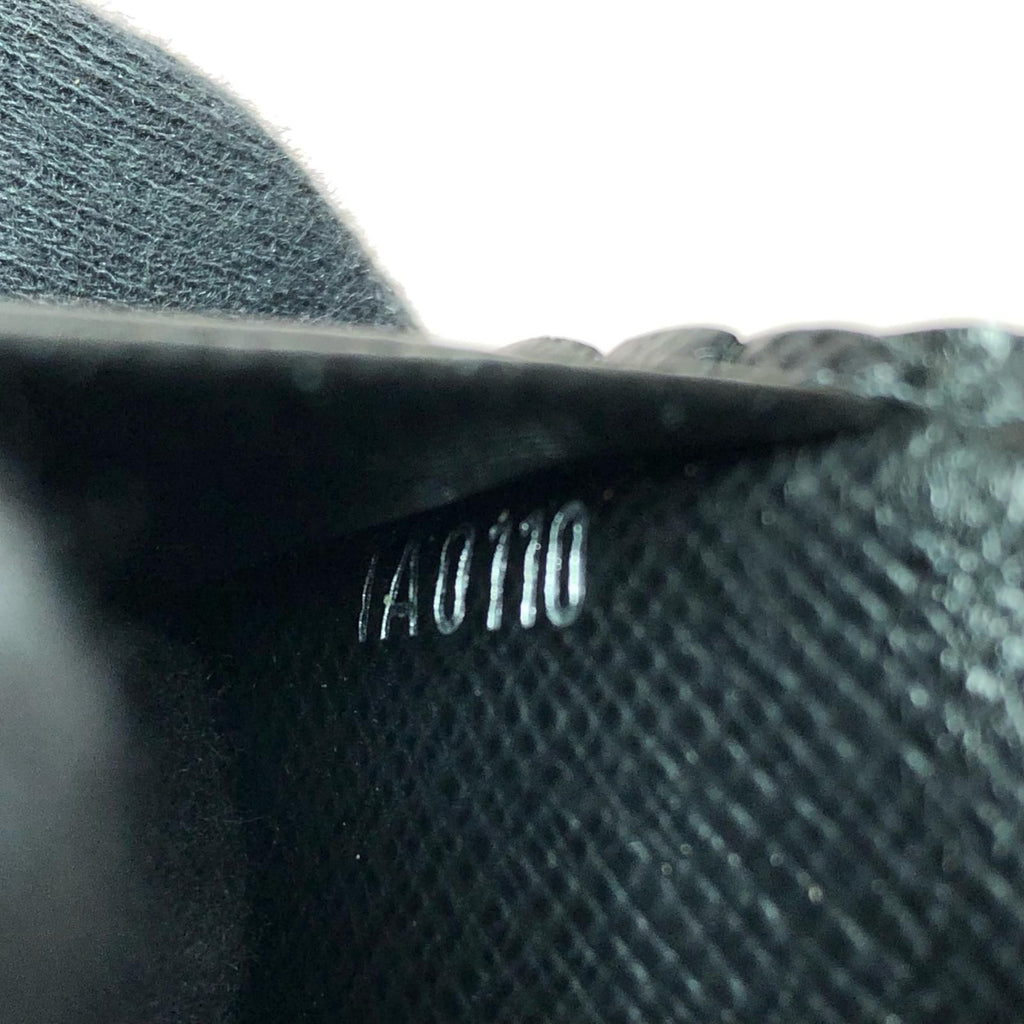 Louis Vuitton Long Bifold Wallet Damier Portefeuille Brazza Black — view 6