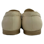 Chanel Loafers 37.5 C Beige Pearl CC Logo Leather — view 3