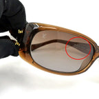 Louis Vuitton Sunglasses Spson GM Brown Gold Lame Eyewear — view 9
