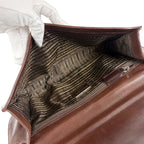 Prada Leather Plastic Chain Brown Shoulder — view 7
