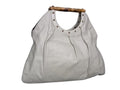 Gucci Handbag Bamboo Ivory Leather Gold