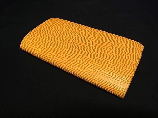 Louis Vuitton Wallet Epi Continental Viennois Tassiri Yellow Leather Kiss Lock — view 2