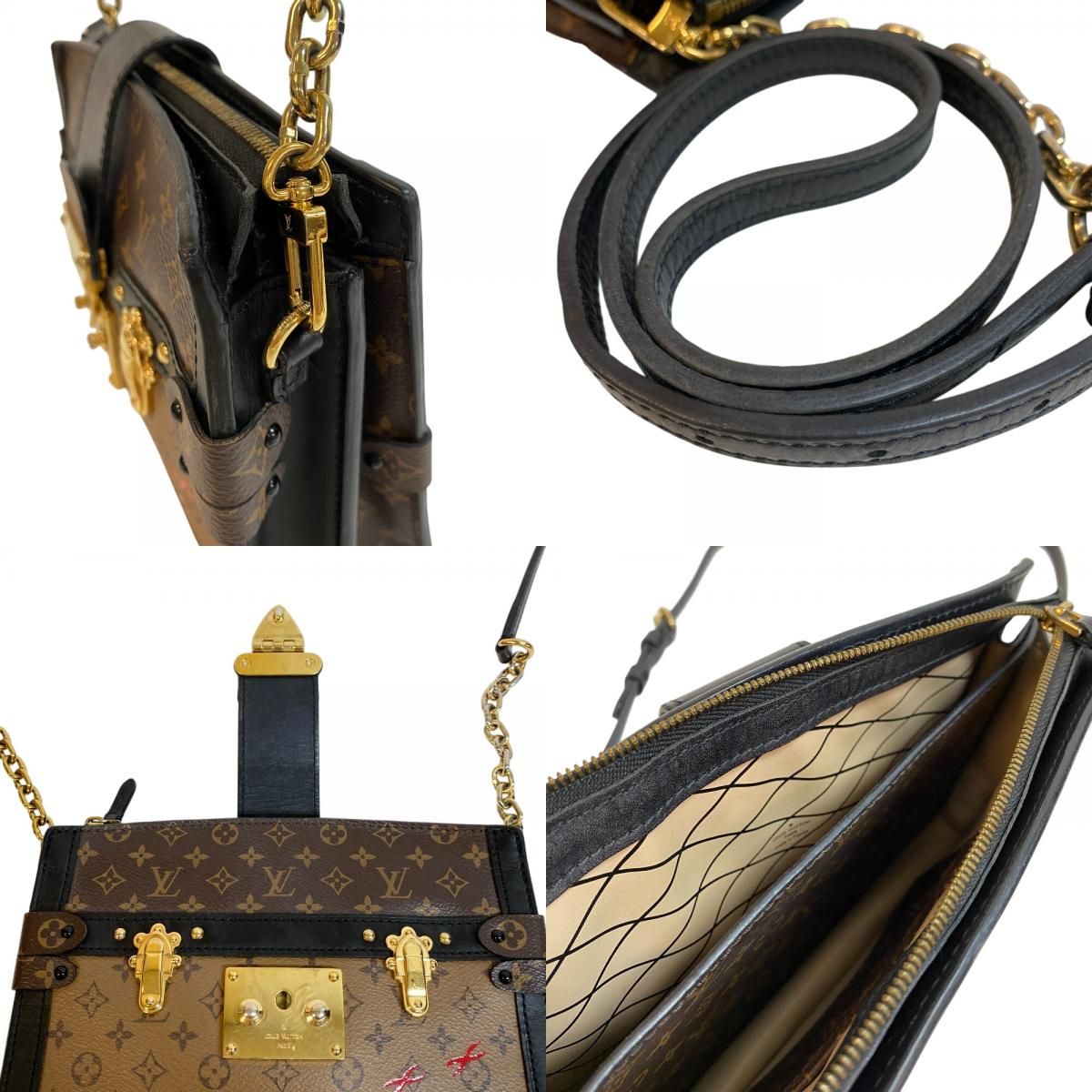 Louis Vuitton Soft Trunk Clutch Monogram Reverse — view 7
