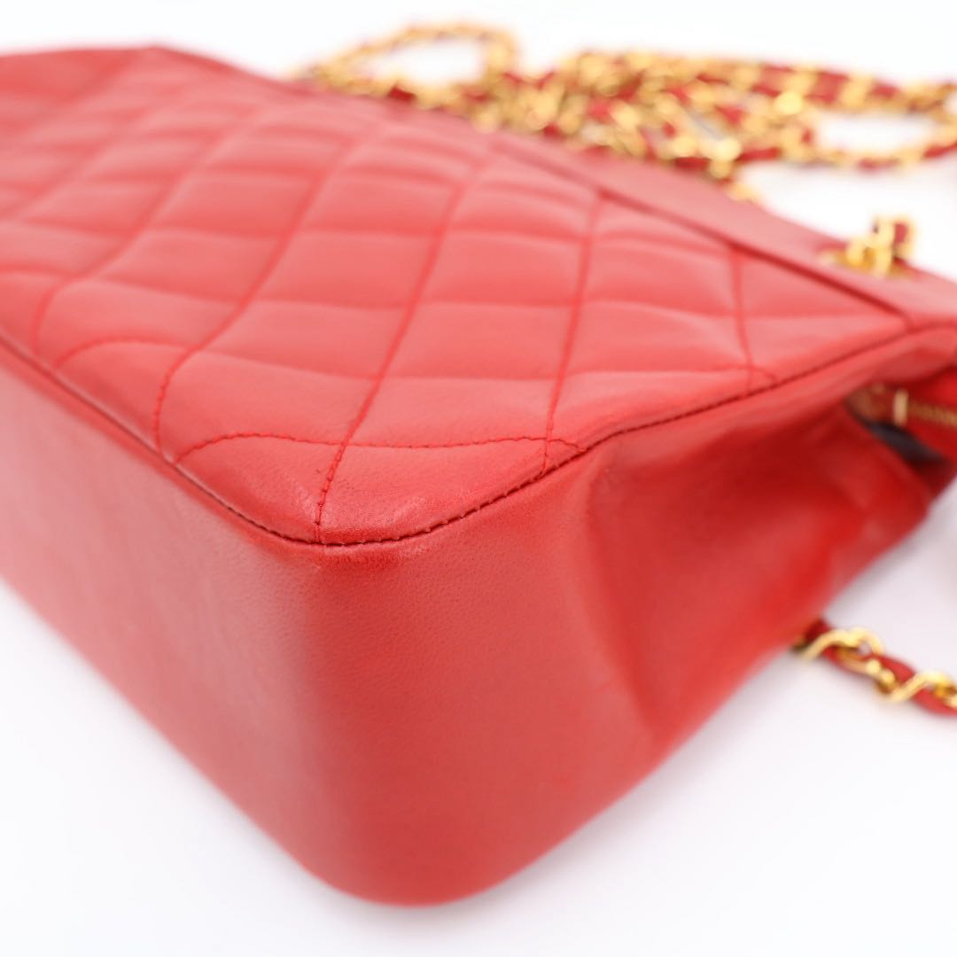 Chanel Lambskin Quilted Chain Tote — view 7