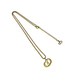 Dior CD Logo Motif Chain Necklace Gold — view 5