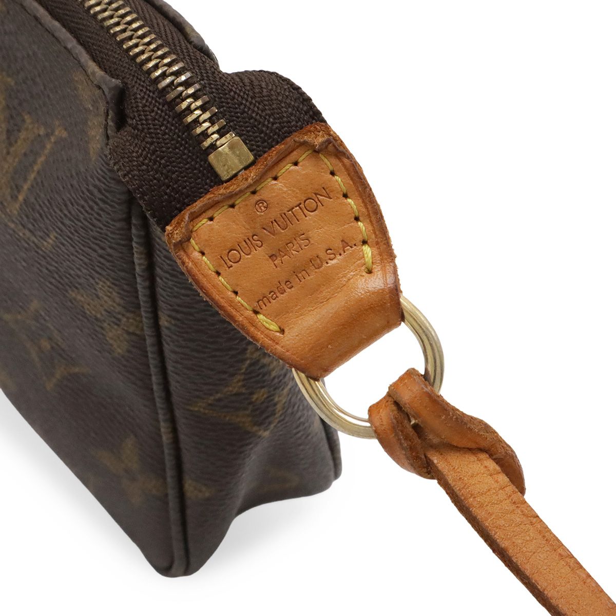 Louis Vuitton Monogram Pochette Pouch Handbag Party — view 5