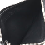 Gucci GG Supreme Webbing Line Sherry Coin Purse Leather Black with Key Hook — view 6