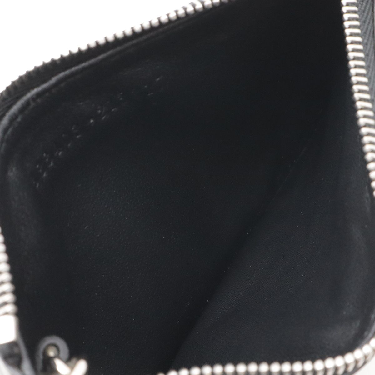 Gucci GG Supreme Webbing Line Sherry Coin Purse Leather Black with Key Hook — view 6
