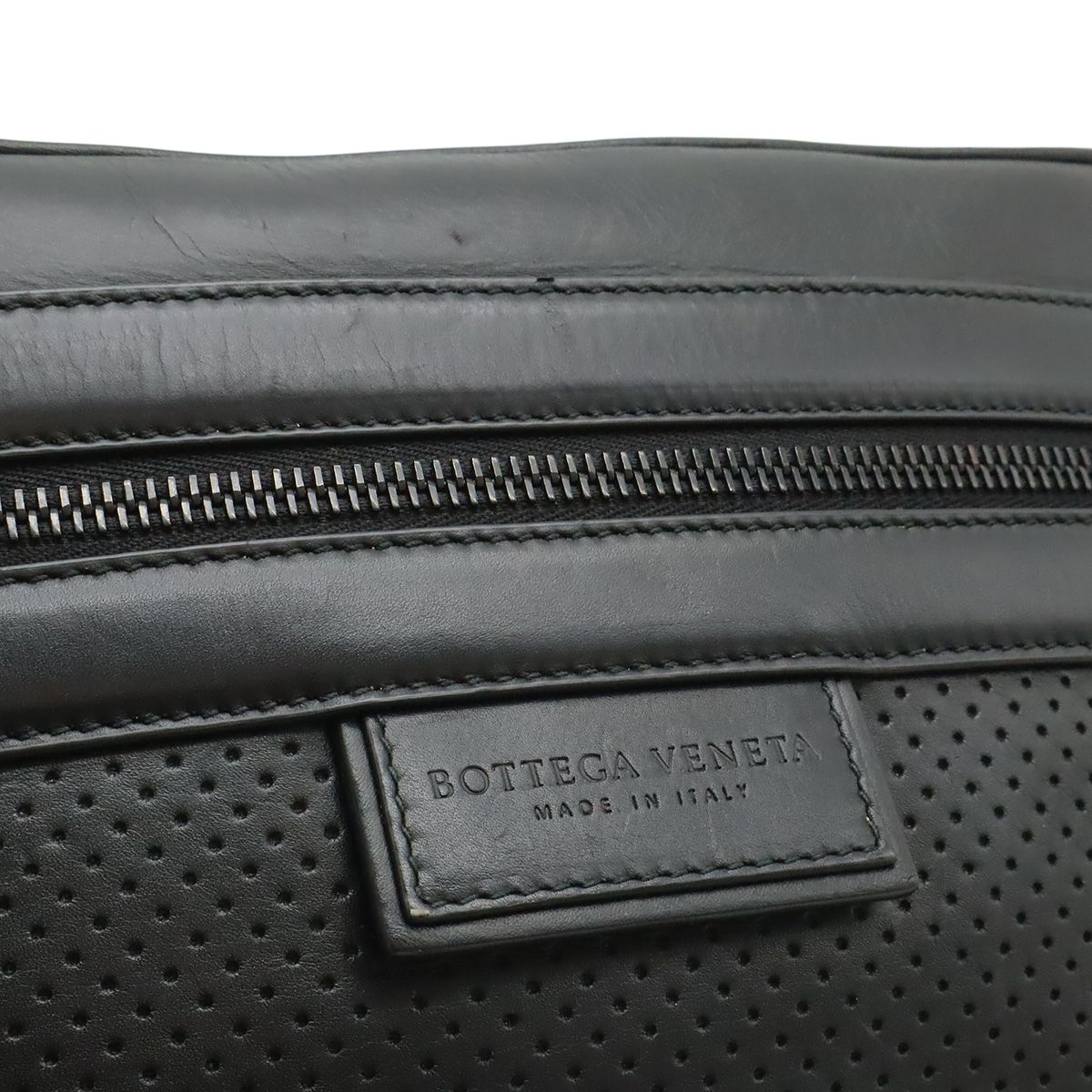 Bottega Veneta Leggero Belt Bag Leather Black — view 9