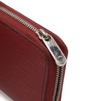 Louis Vuitton Epi Zippy Coin Case Leather Purse Fuchsia Silver — view 4