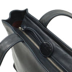 Chanel Camellia CC Logo Tote Shoulder Strap Lambskin Leather Black — view 5