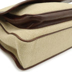 Saint Laurent Paris YSL Niki Chain Shoulder Bag Linen Canvas Beige — view 3