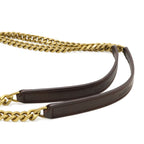 Saint Laurent Paris YSL Niki Chain Shoulder Bag Linen Canvas Beige — view 5