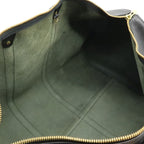 Louis Vuitton Epi Keepall 55 Boston Bag Purse Leather Noir Black — view 5