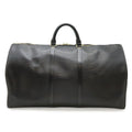 Louis Vuitton Epi Keepall 55 Boston Bag Purse Leather Noir Black