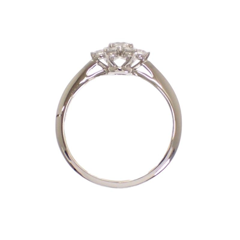 Tiffany & Co Buttercup Ring 49 Platinum Diamond Flower — view 9